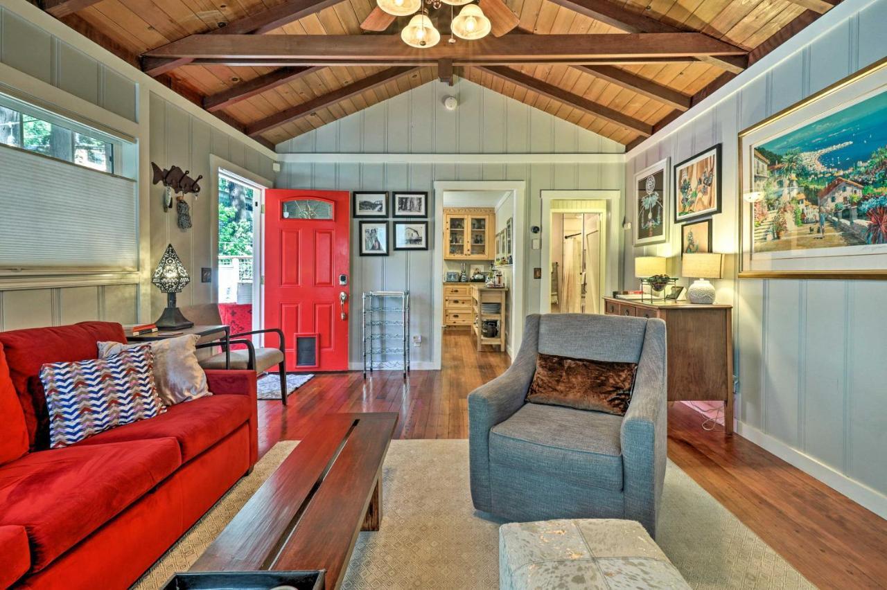 Redwoods Cabin With Hot Tub Walk To Russian River! Guerneville Exterior photo
