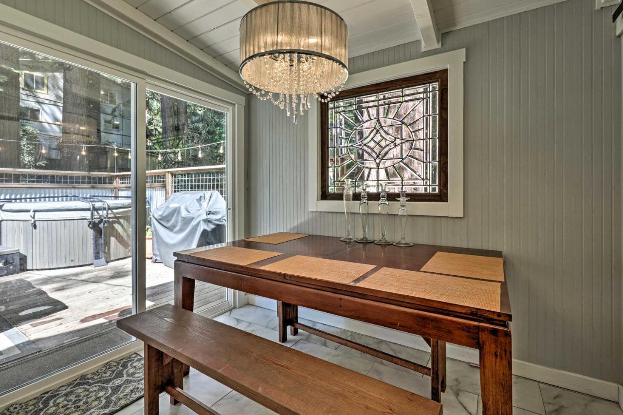 Redwoods Cabin With Hot Tub Walk To Russian River! Guerneville Exterior photo
