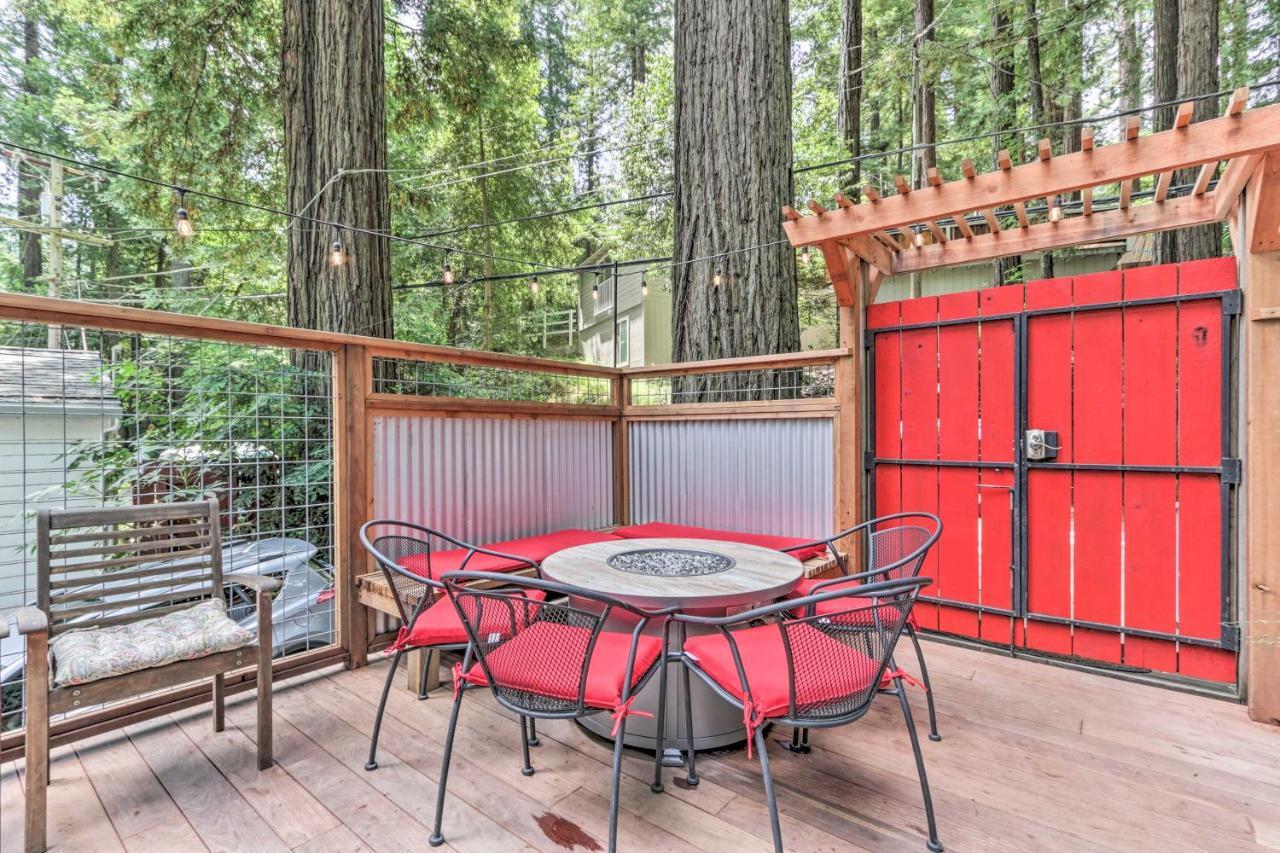 Redwoods Cabin With Hot Tub Walk To Russian River! Guerneville Exterior photo